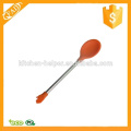 Simples e saudável aço inoxidável Handle Silicone café barato agitando colher